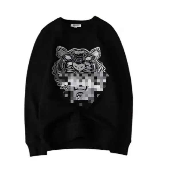 Kenzo Tiger Graphic Black Hoodie - 1