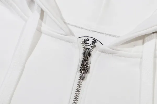Chrome Hearts Triple Cross Zip-Up Hoodie Black - 49