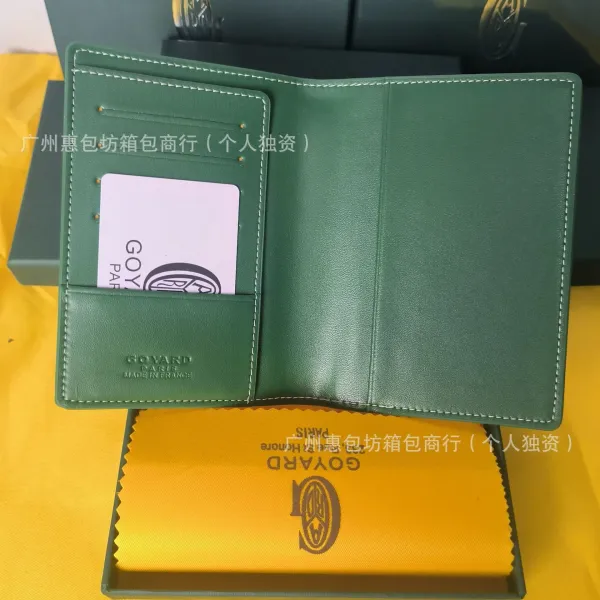 Goyard Saint Louis Passport Holder Silver Wallets - 14