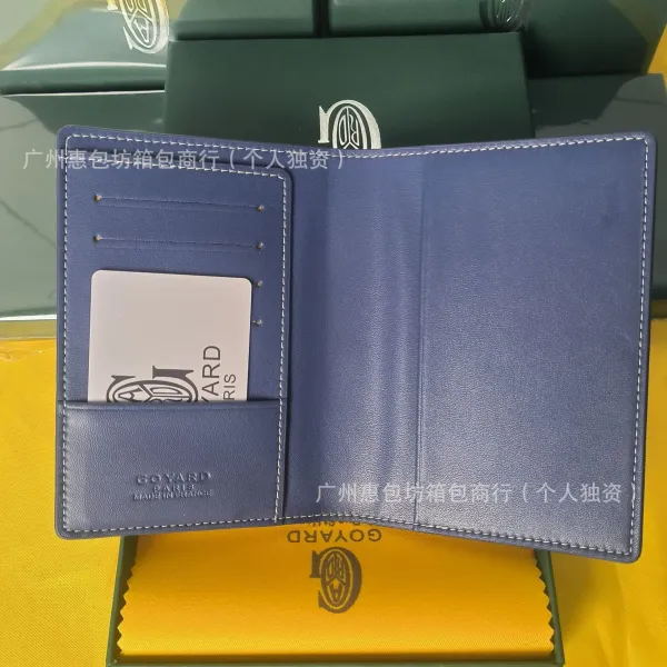Goyard Saint Louis Passport Holder Silver Wallets - 11