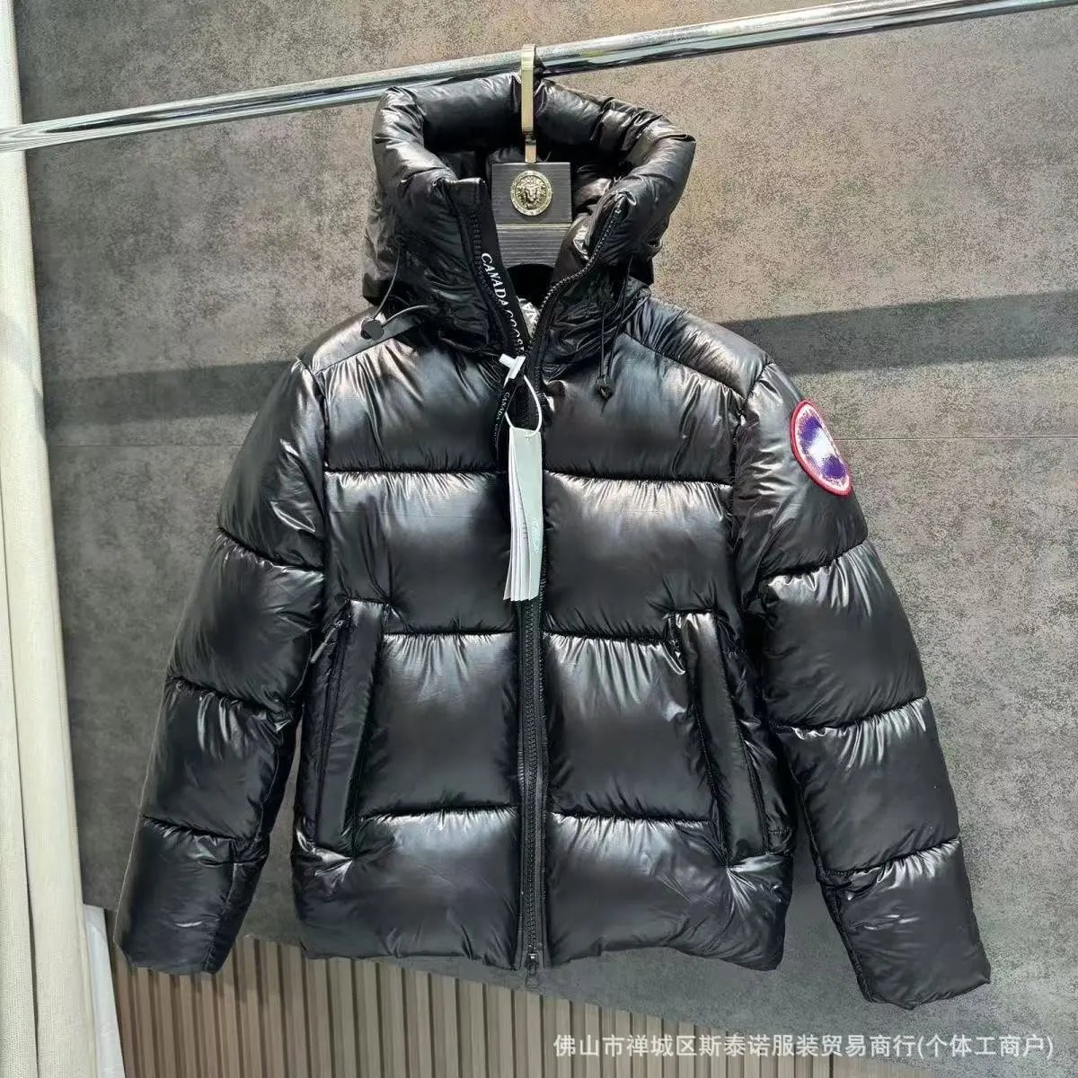 Canada Goose Expedition Parka Gray with Real Fur Trim Down Jacket - 22