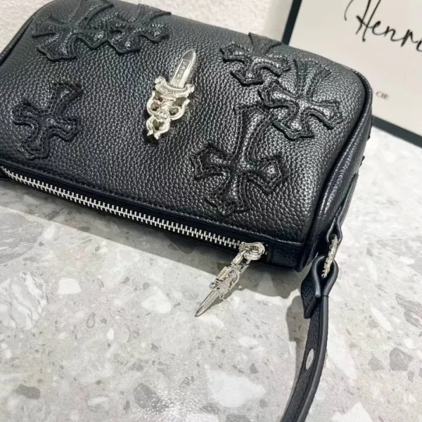 Chrome Hearts Cross Motif Shoulder Bag Black - 31