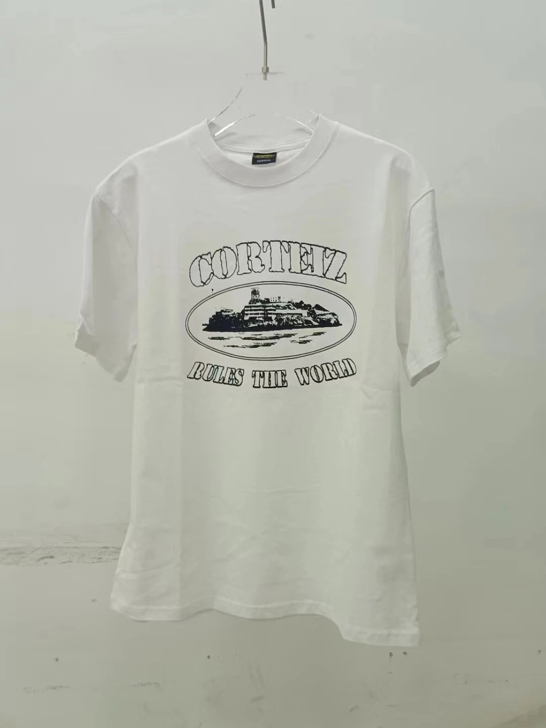 Corteiz Rules The World Graphic T-Shirt Navy - 32