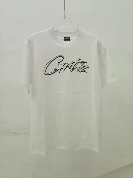 Corteiz Script Logo White T-Shirt - 1