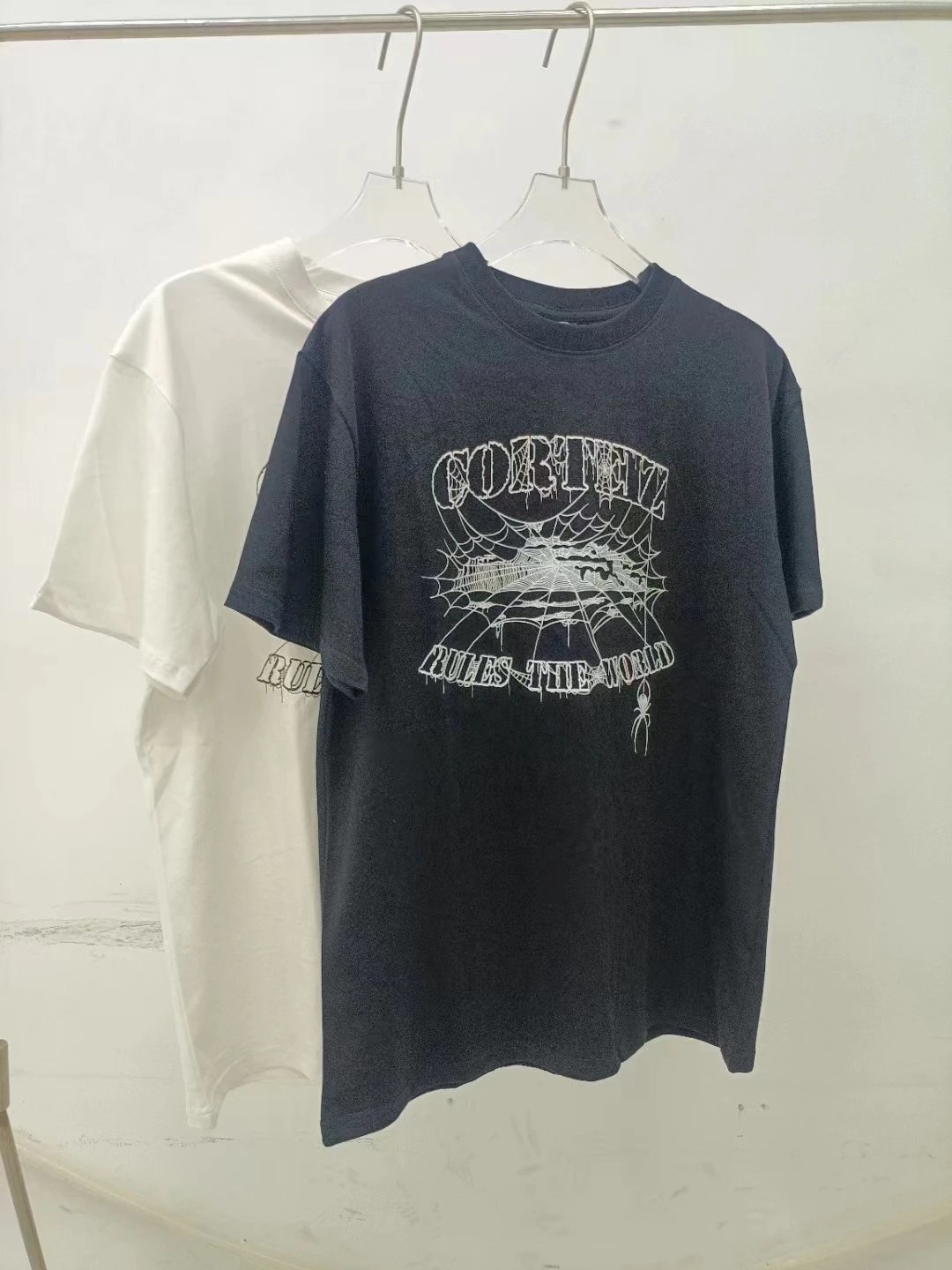 Corteiz Rules The World Graphic T-Shirt Navy - 23