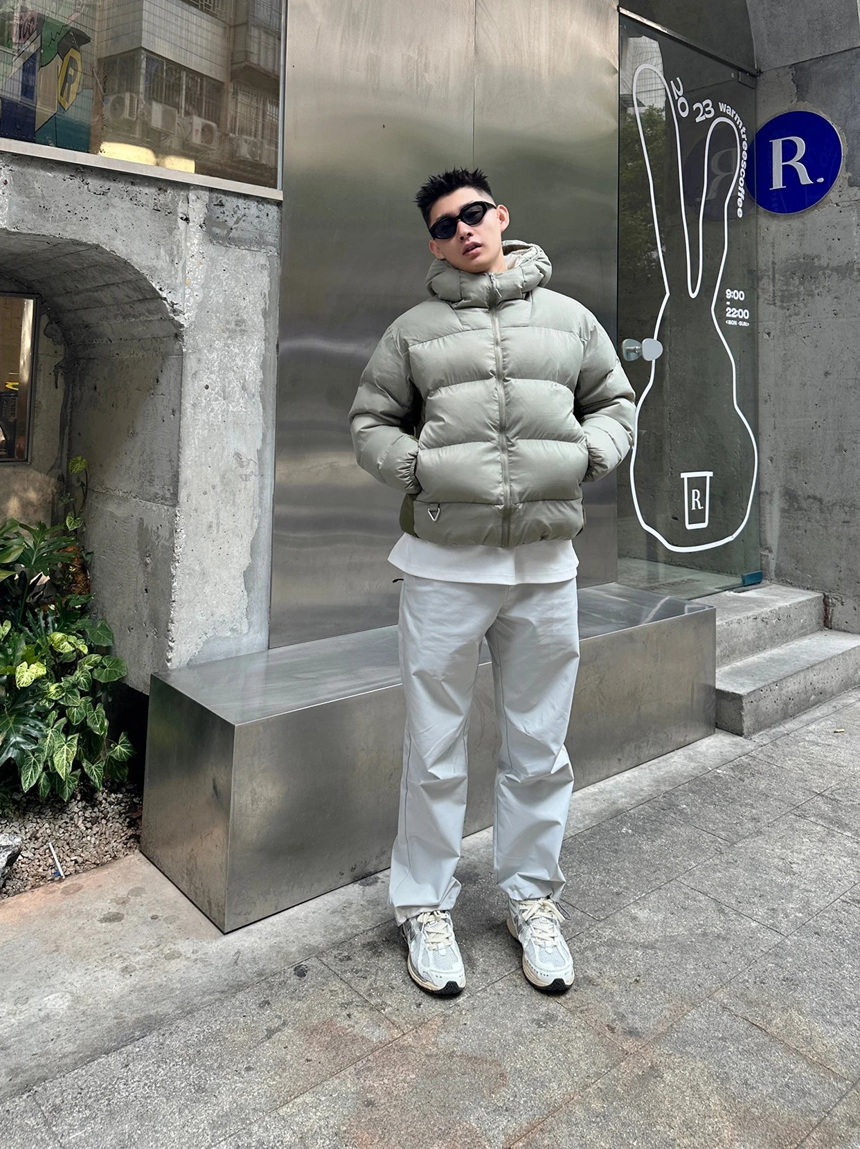 Design Short Puffer Jacket Orange Down-Jacket - 17