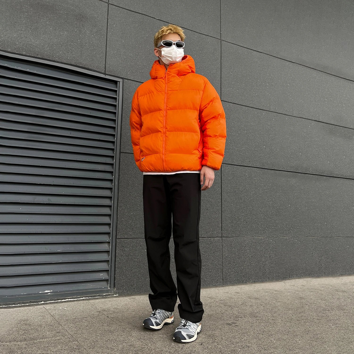 Design Short Puffer Jacket Orange Down-Jacket - 21