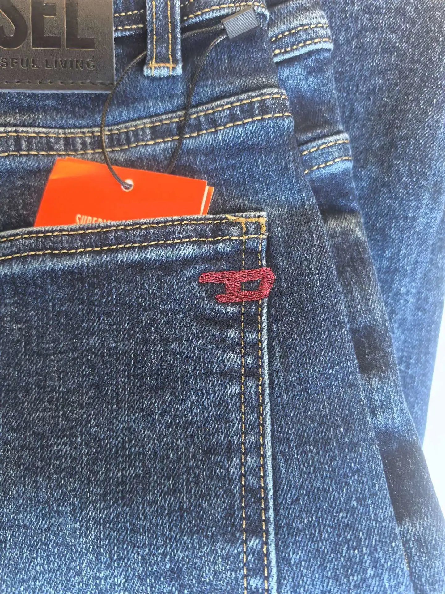 Diesel Superior Quality Denim Jeans Blue - 5