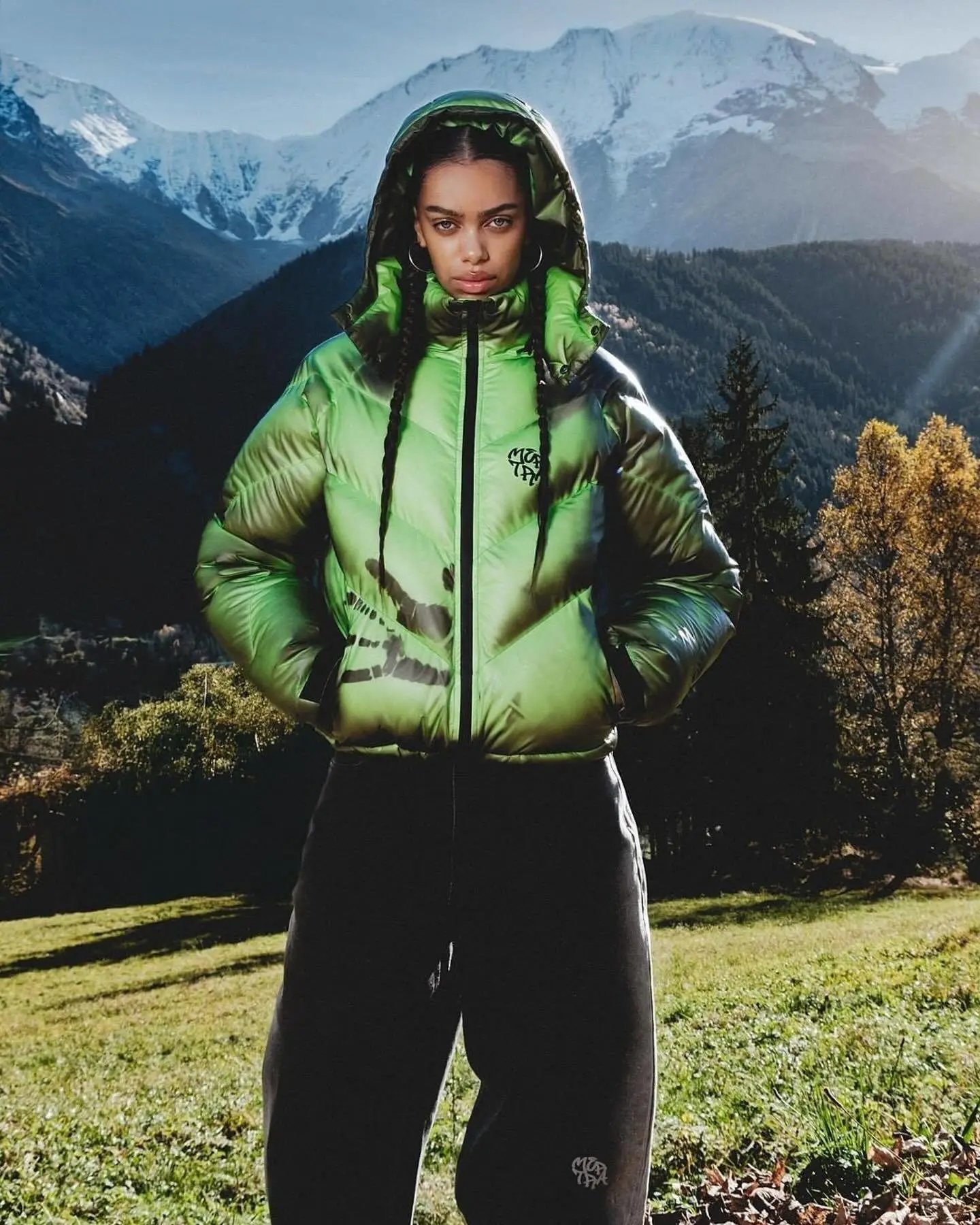 Moncler Genius Green Gradient Down Jacket - 8