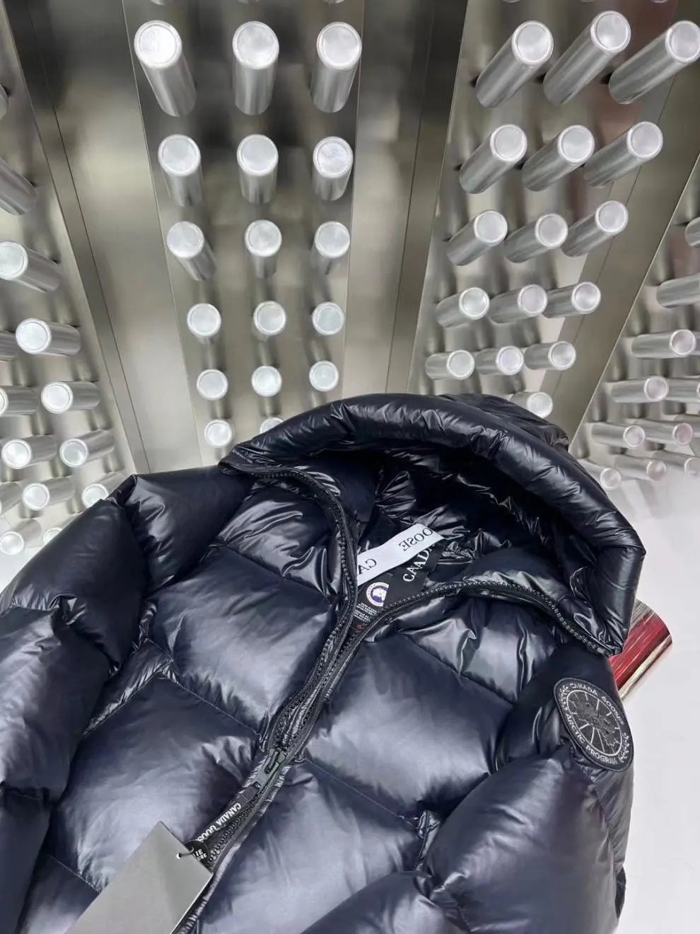Moncler Genius Down Jacket Silver Metallic - 24