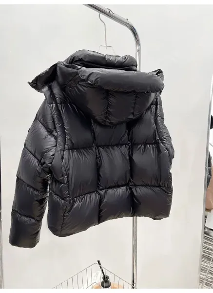 Moncler Genius Down Jacket in Periwinkle Blue with Puffer Design and Detachable Hood - 22
