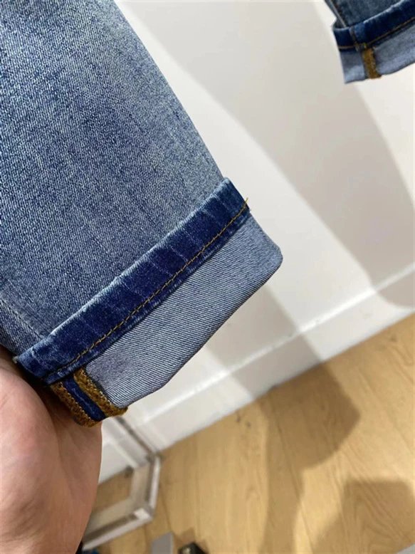 Emporio Armani Distressed Blue Jeans - 7