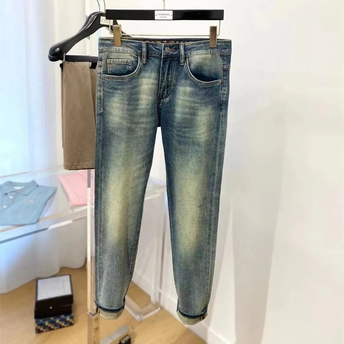 Emporio Armani Distressed Blue Jeans - 11