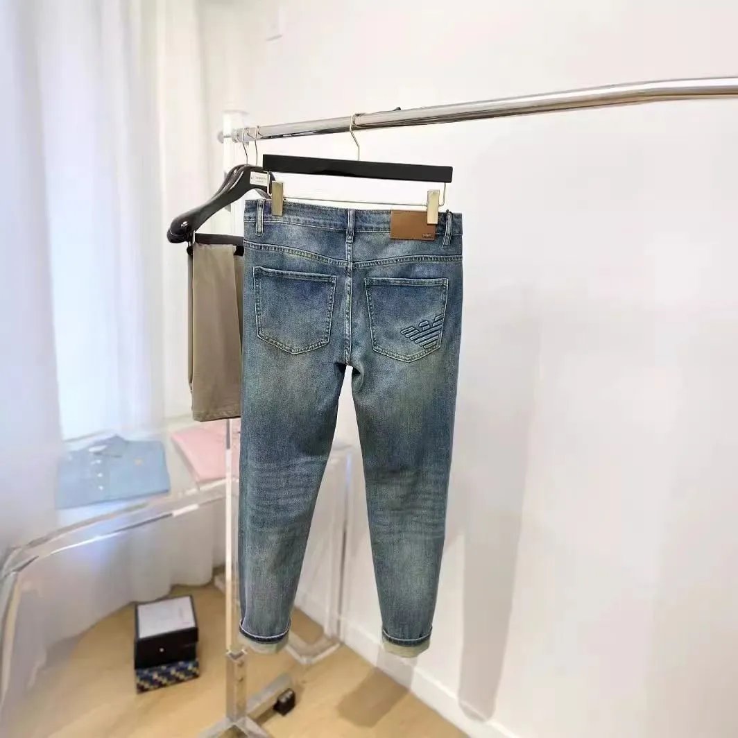 Emporio Armani Distressed Blue Jeans - 17