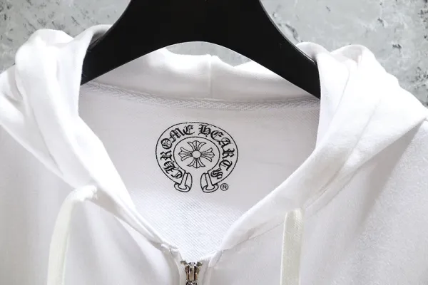 Chrome Hearts Triple Cross Zip-Up Hoodie Black - 43