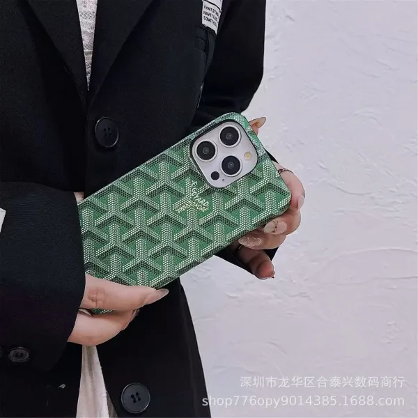 Goyard Monogram Denim Blue Phone Case - 6