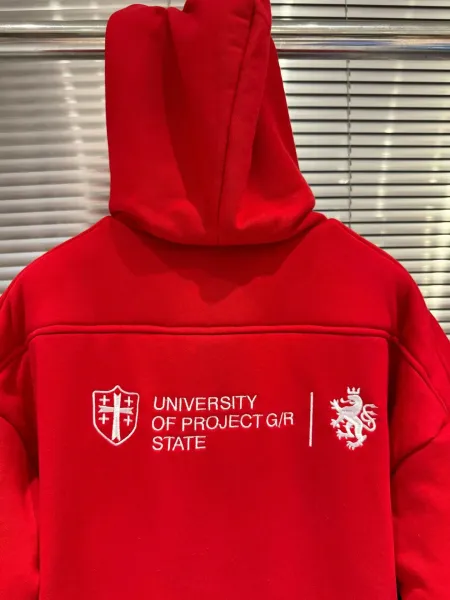 Design Pgh State University Red Hooded Jacket Hoodie - 19
