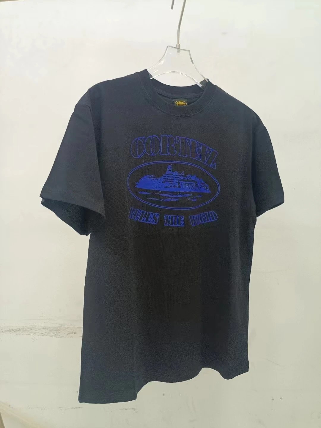 Corteiz Rules The World Graphic T-Shirt Navy - 36