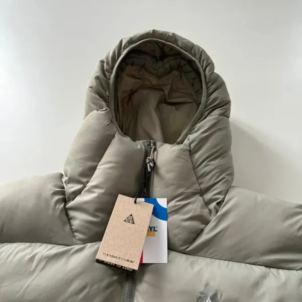 Moncler Genius Down Jacket Burgundy with Green Panels - 20