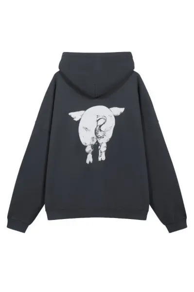 Design Fano Graphic Knit Sweater Black and White - 12