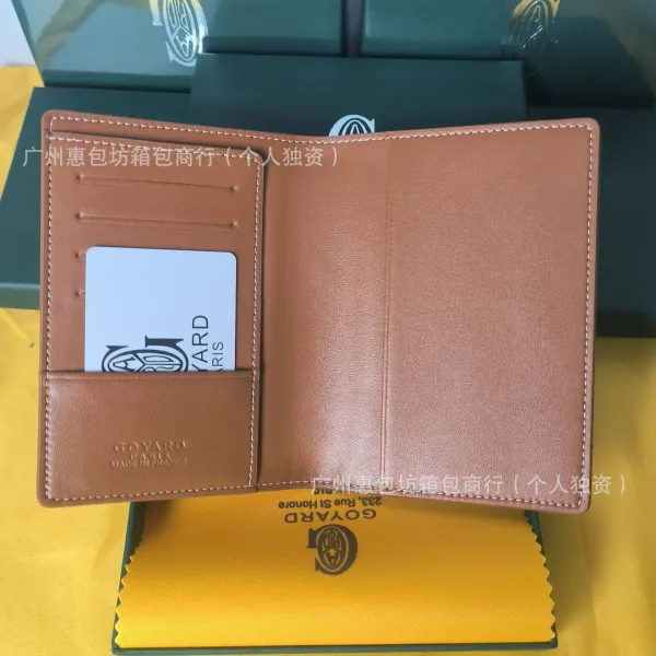 Goyard Saint Louis Passport Holder Silver Wallets - 13