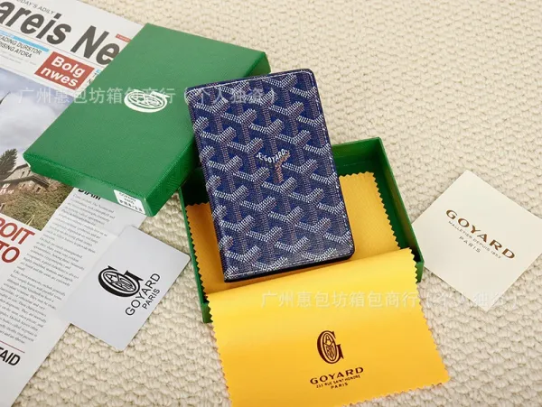 Goyard Saint-Louis Card Holder Navy Blue - 1