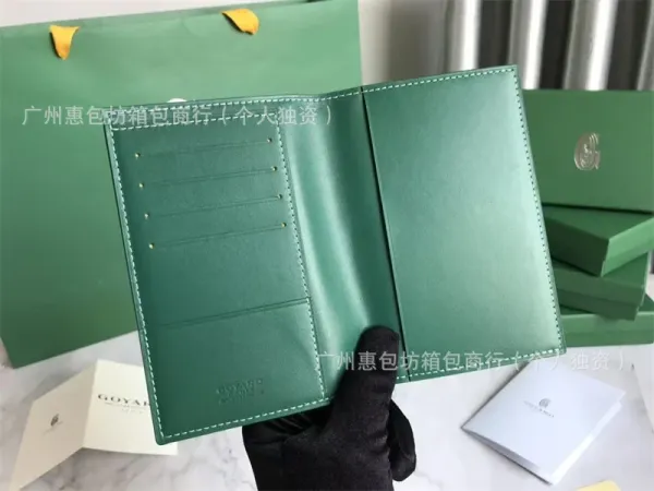 Goyard Saint Louis Passport Holder Silver Wallets - 16