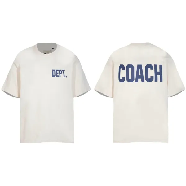 Coach Dept. Graphic T-Shirt Off-White - 1