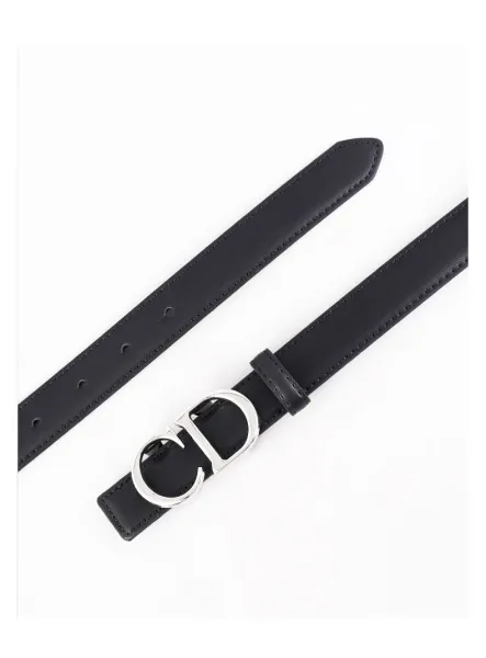 Dior CD Logo Belt Tan Leather Belt - 14