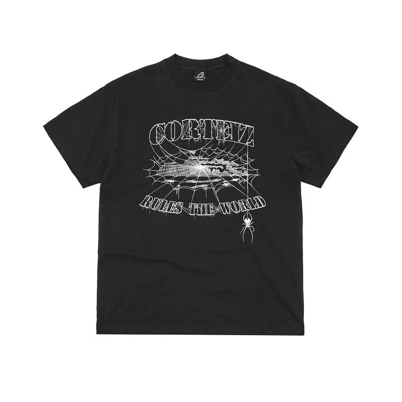 Corteiz Rules The World Graphic T-Shirt Navy - 25