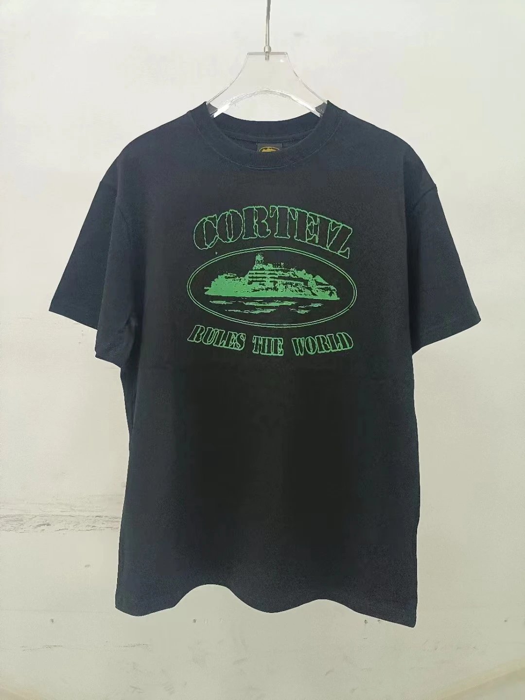 Corteiz Rules The World Graphic T-Shirt Navy - 38