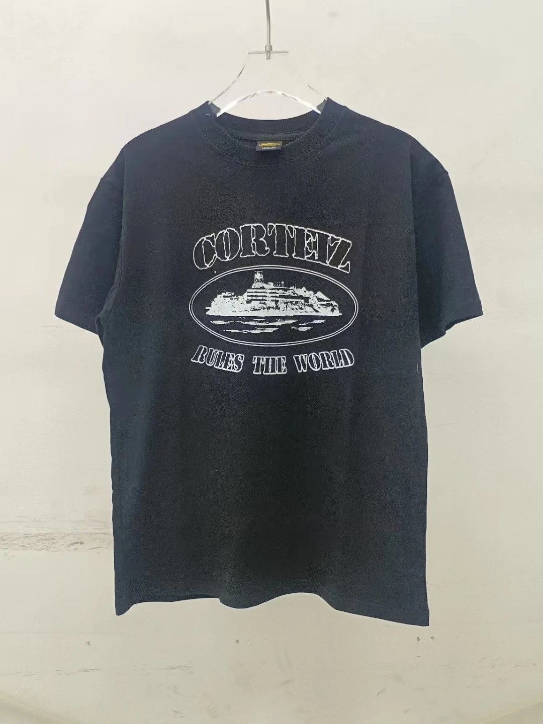 Corteiz Rules The World Graphic T-Shirt Navy - 30