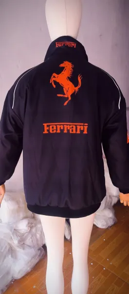 Scuderia Ferrari F1 Racing Jacket Red Black White Outerwear - 20