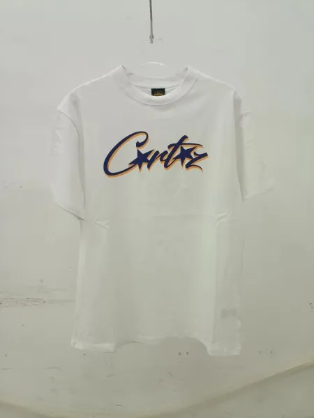 Corteiz Script Logo White T-Shirt - 1