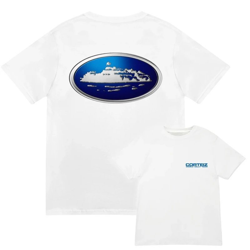 Corteiz Rules The World Graphic T-Shirt Navy - 7