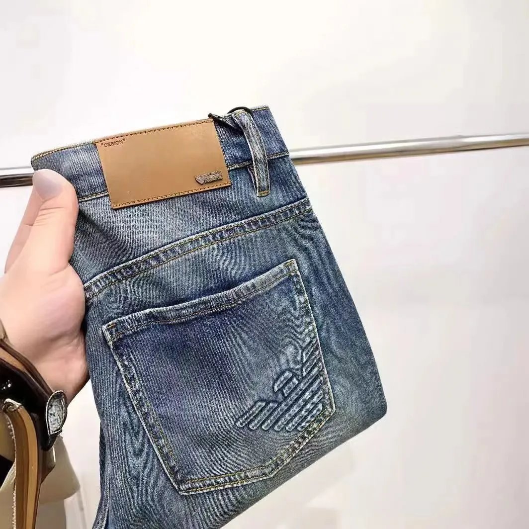 Emporio Armani Distressed Blue Jeans - 15
