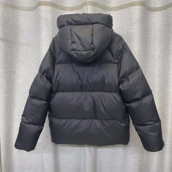 Design Puffer Hooded Down Jacket Black - 10