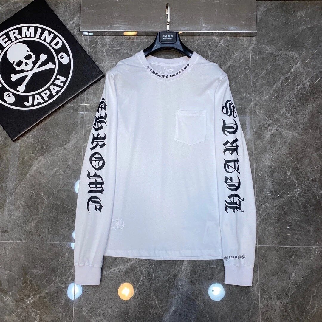Chrome Hearts Build Orange Long Sleeve T-Shirt - 11