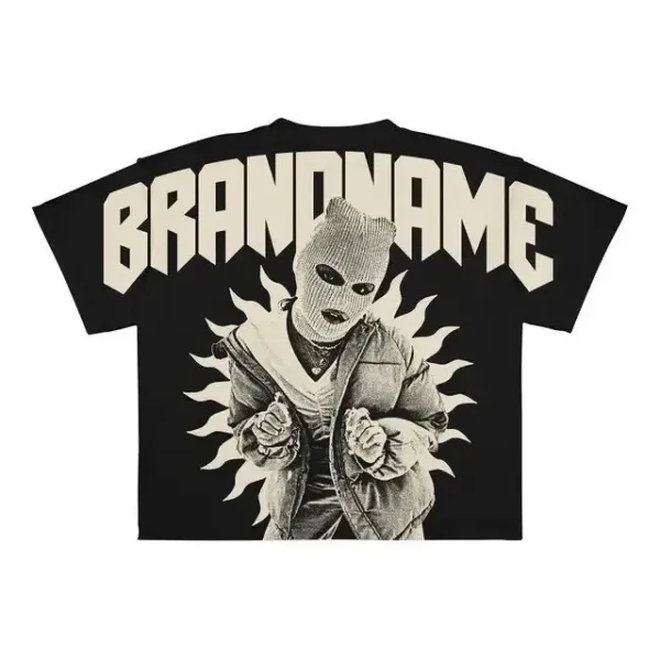 Design Money Is The Motive Graphic T-Shirt Beige - 18