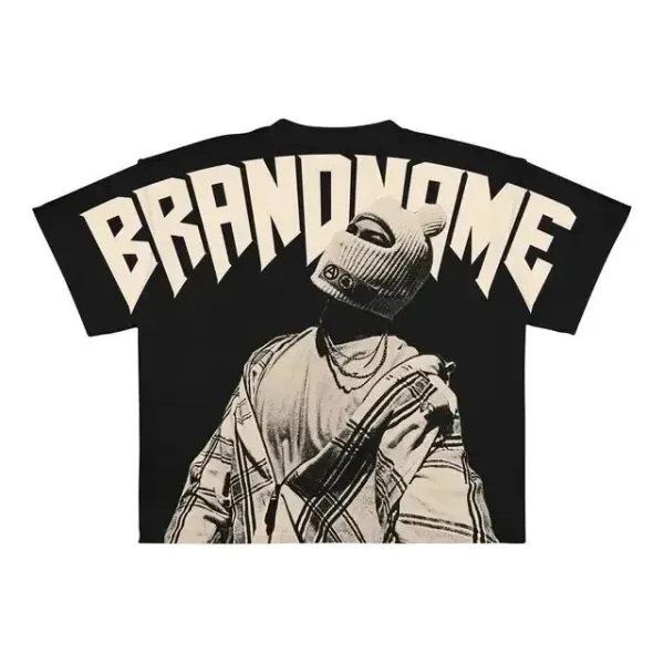 Design Money Is The Motive Graphic T-Shirt Beige - 20