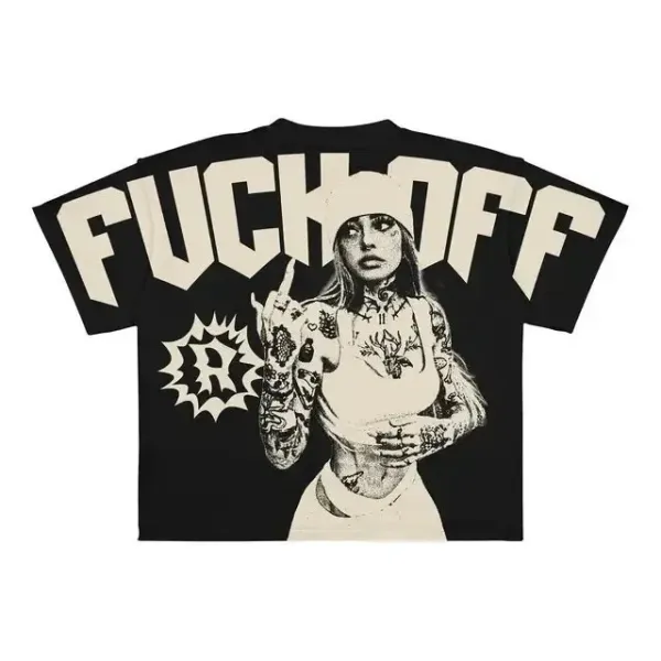 Design Money Is The Motive Graphic T-Shirt Beige - 23