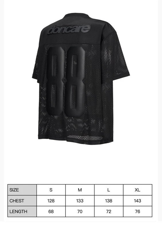 Stussy 88 Mesh Jersey Black - 3