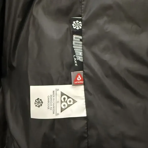 Moncler Genius Down Jacket Burgundy with Green Panels - 22