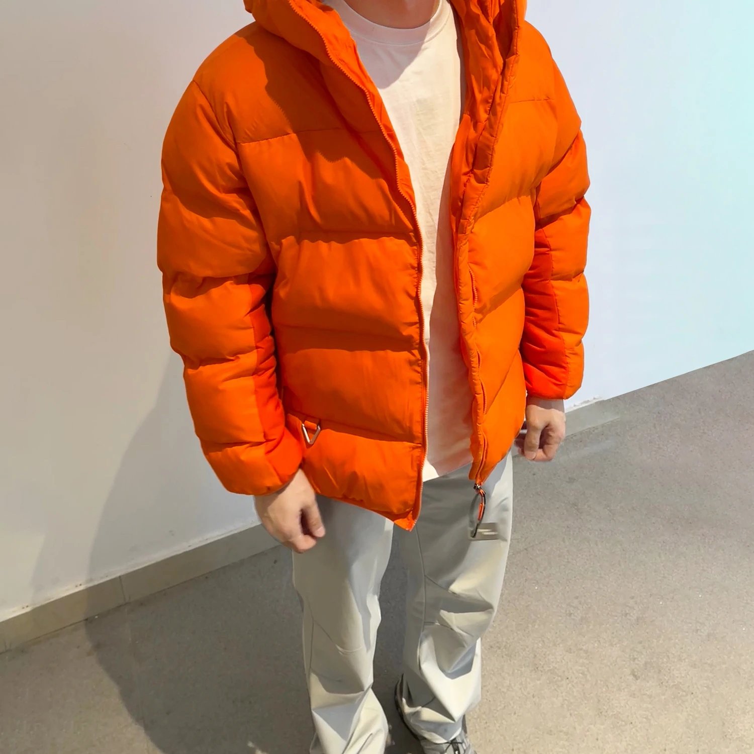 Design Short Puffer Jacket Orange Down-Jacket - 20