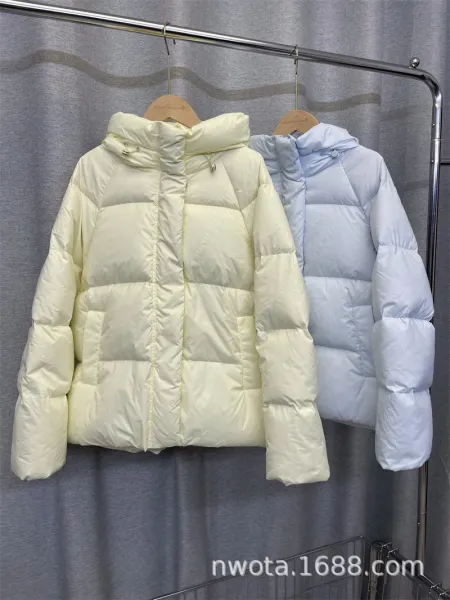Design Puffer Hooded Down Jacket Black - 16