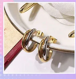 Cartier Trinity Bracelet with Gold Cord Jewelry - 5