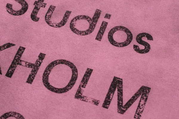 Acne Studios Stockholm 1996 Pink Cropped Hoodie - 37
