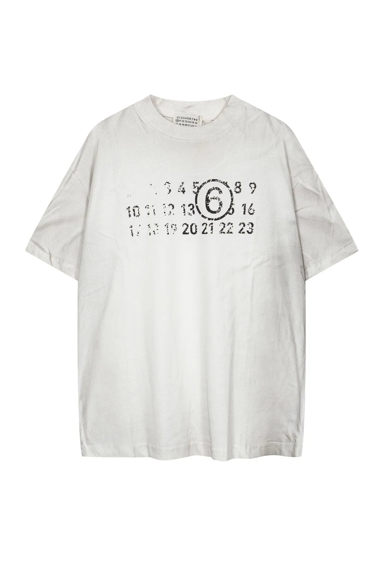 MM6 Maison Margiela Number 6 Graphic T-Shirt Black - 40