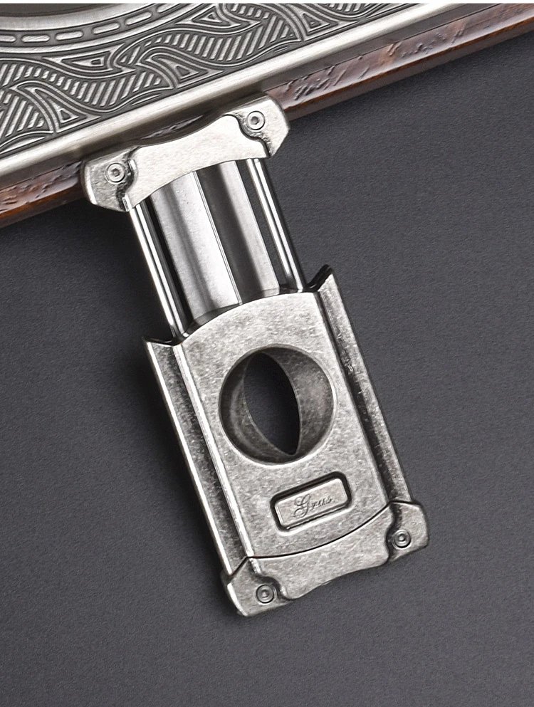 Design Gros Cigar Cutter Gold Black Silver Red Accessories - 12