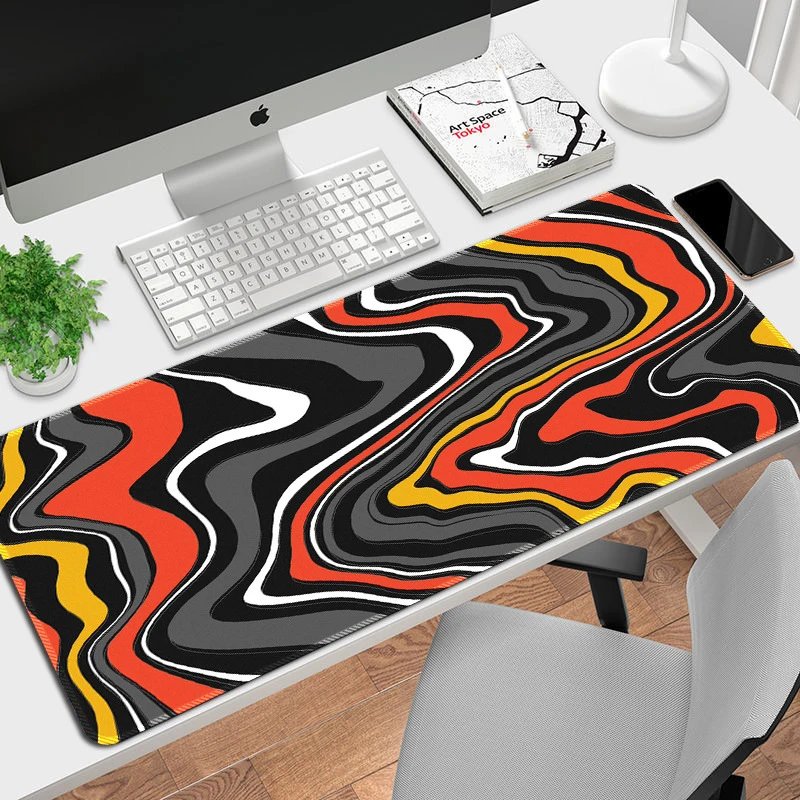 Design Abstract Malachite Swirl Large Mouse Pad Computer Accessories - 21